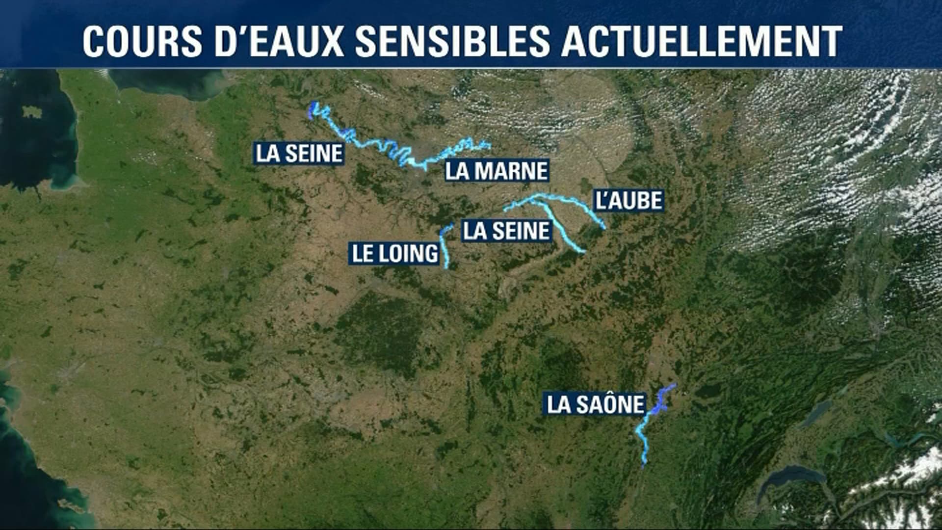Les cours d'eaux sensibles Les cours d'eaux sensibles