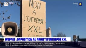 Weppes: une centaine de personnes ont manifesté ce samedi contre le futur entrepôt géant