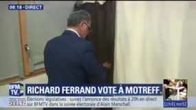 Législatives: il a été le premier. Ferrand a voté à Motreff
