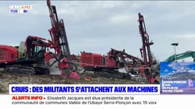 Alpes-de-Haute-Provence: des militants perturbent le chantier du parc photovoltaïque à Cruis