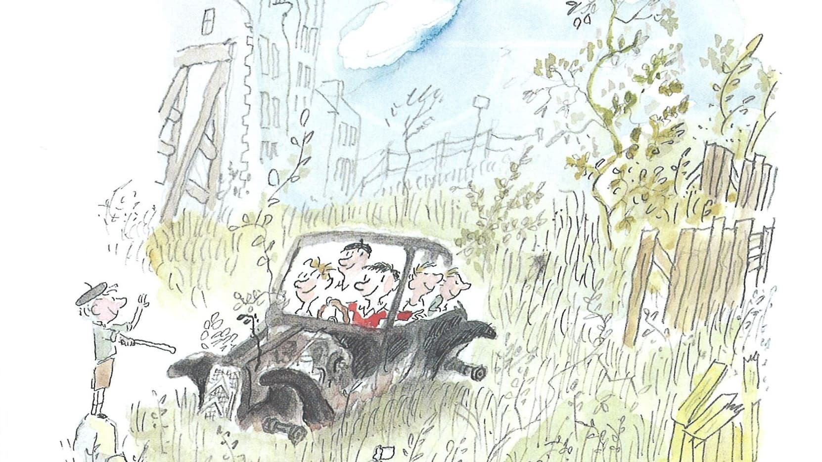 Dessin pour Le Petit Nicolas fait du sport (2014)

