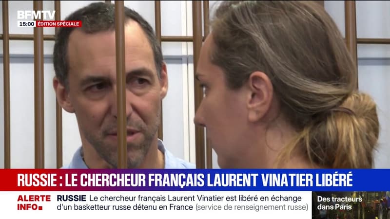 Détenu en Russie, Laurent Vinatier libéré en échange d'un basketteur russe
