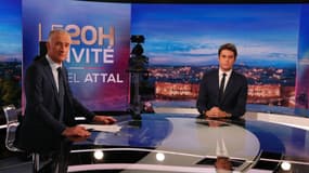 Gabriel Attal, le 27 mars 2024 sur TF1