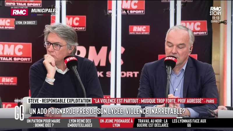 "Il n'y a plus le respect des professeurs, il n'y a plus le respect de la police."