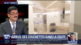 Des couchettes dans la soute: l'idée d'Airbus pour mieux dormir dans l'avion