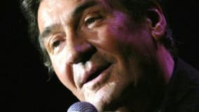Le chanteur Pascal Danel au Zénith à Paris le 15 décembre 2006