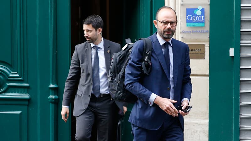 Le Premier ministre Edouard Philippe à son domicile à Paris, le 16 mai 2017.