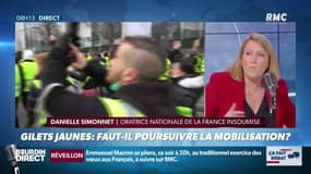 Danielle Simonnet, oratrice nationale de La France insoumise: "Le mouvement continuera. Ce n'est pas simplement un mouvement de contestation sociale."