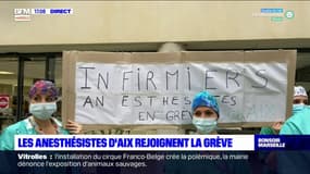 Aix-en-Provence: les anesthésistes en grève