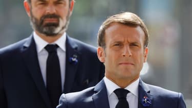 Emmanuel Macron et Edouard Philippe.