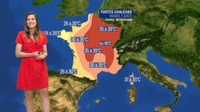 Jusqu'à 40°C en Bourgogne: un mardi encore très chaud mais orageux à l'ouest