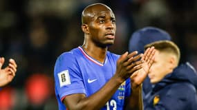 Jean-Philippe Mateta lors de sa première sélection avec l'équipe de France A, 10 octobre 2025