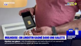 Mulhouse: il a gagné un petit lingot d'or dans une galette