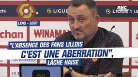 Lens - LOSC : "L’absence des fans lillois est une aberration" lâche Haise