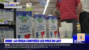 La FDSEA de l'Orne mène une opération de contrôle des prix du lait