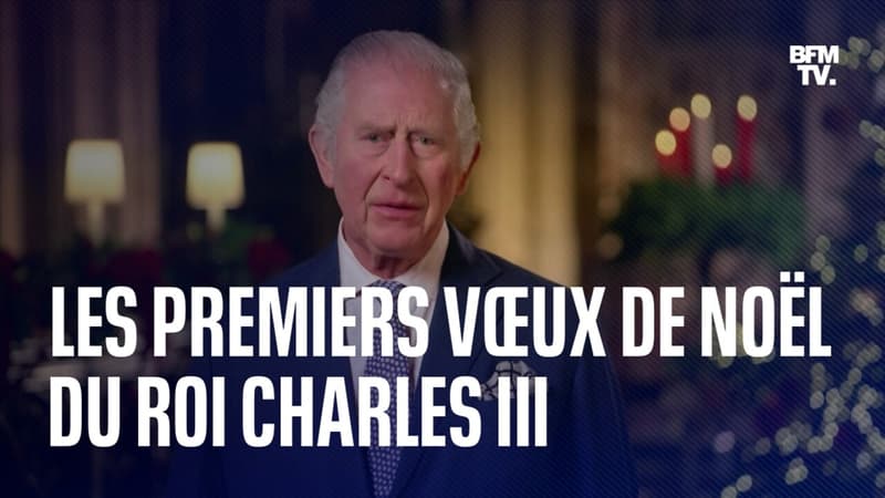 Royaume-Uni: les premiers vSux de Noël du roi Charles III