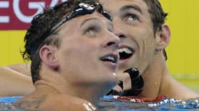 Ryan Lochte et Michael Phelps