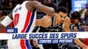 NBA : Les Spurs fracassent les Pistons, résultats et classements