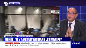 Laurent Nuñez: "8 fonctionnaires de police sont légèrement blessés"