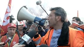 Edouard Martin, leader syndical de la CFDT des aciéries de Florange, en mars 2012 à Paris.