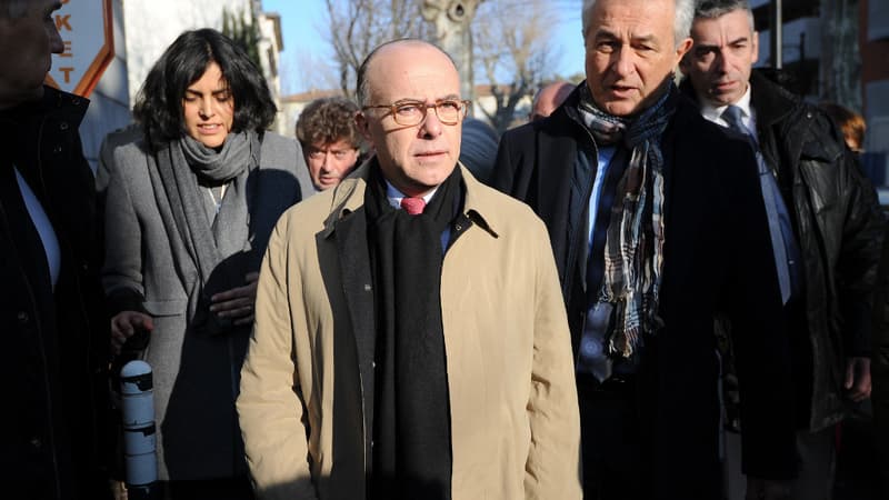 Bernard Cazeneuve à Lunel, le 7 février 2015.