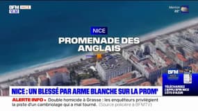 Nice: un blessé par arme blanche sur la promenade des Anglais