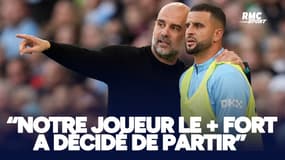 Man City : "Notre joueur le plus fort a décidé de partir", Guardiola triste du départ de Walker