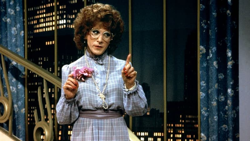 Dustin Hoffman dans "Tootsie" sorti en 1982.