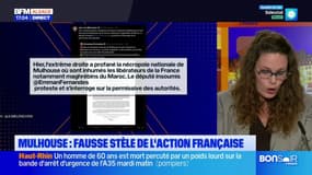 Mulhouse: une plainte déposée après l'installation d'une fausse stèle par l'Action française