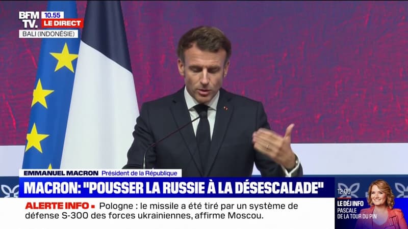 Emmanuel Macron au G20: « Malgré la guerre, nous avons continué d’avancer en matière de climat et de biodiversité »