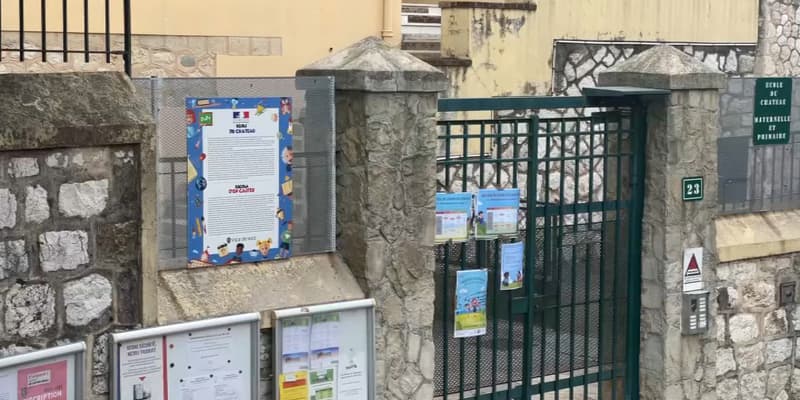 Une école, à Nice.