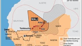 l'avancée des rebelles Touaregs au Nord du Mali