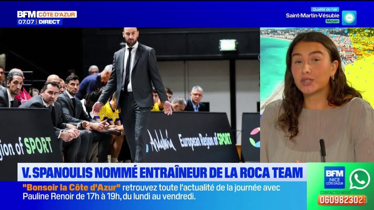 Basket: Vassilis Spanoulis Est Le Nouveau Coach De La Roca Team De Monaco