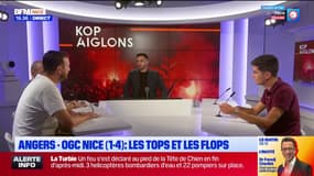 Boudaoui, Clauss, Bombito, Guessand,... les tops et les flops du Gym lors du match Angers-Nice