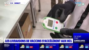 Les livraisons de vaccins s'accélèrent aux HCL