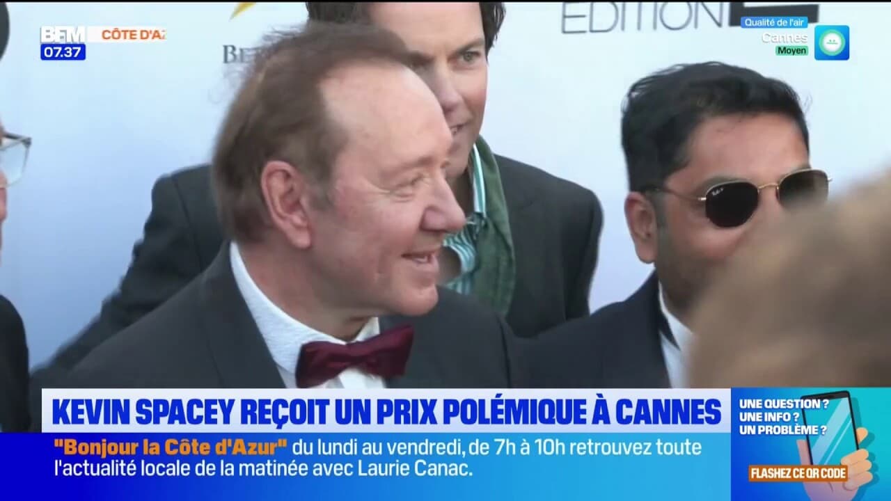 Cannes : la présence de kevin spacey hors festival fait polémique