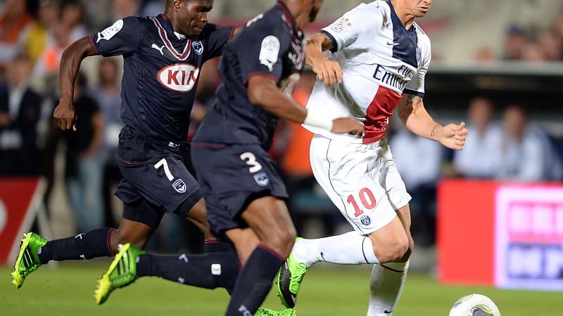 Zlatan Ibrahimovic à la lutte avec Landry Nguemo