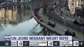 Canal Saint-Martin: un jeune migrant meurt noyé