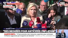 "Sa politique a fait énormément de mal": Le Pen réagit au déplacement de Macron dans le Nord