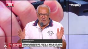 Johnny Blanc : "Quand tu sais ce que pollue un avion par rapport à ma télé que j'ai oublié de débrancher, je pense qu'il y a des priorités !"