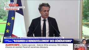"La souveraineté, c'est bon pour l'écologie", assure Christophe Béchu