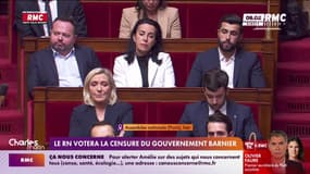 Le RN votera la censure du gouvernement Barnier 