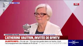Loi sur la fin de vie: "Je souhaite que ce texte soit achevé avant la fin du quinquennat", assure Catherine Vautrin (ministre du Travail et de la Santé)