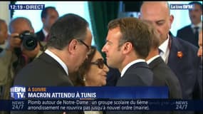 Emmanuel Macron est arrivé en Tunisie pour les funérailles du président Béji Caïd Essebsi 