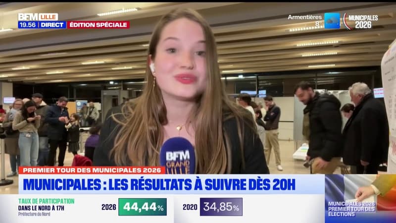 En direct de Lille, les résultats sont attendus d'ici quelques minutes.