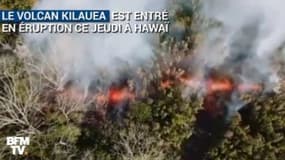 Les images du volcan Kilauea entré en éruption à Hawaï