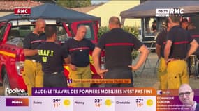 Incendie dans l’Aude : le travail des pompiers n’est pas fini
