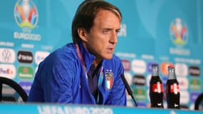 L'entraîneur italien Roberto Mancini, le 1er juillet 2021 à Munich