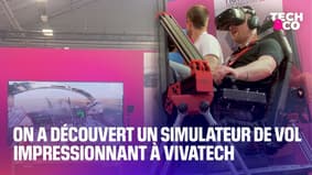 "Le niveau ultime de simulation": on a découvert un simulateur de vol impressionnant à Vivatech