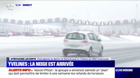 Neige dans les Yvelines: Vinci Autoroutes informe que les automobilistes "n'auront pas toutes les voies libres"